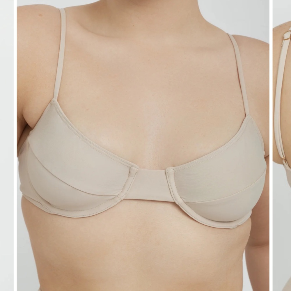 Riot Swim Jax Bikini Top, Coconut